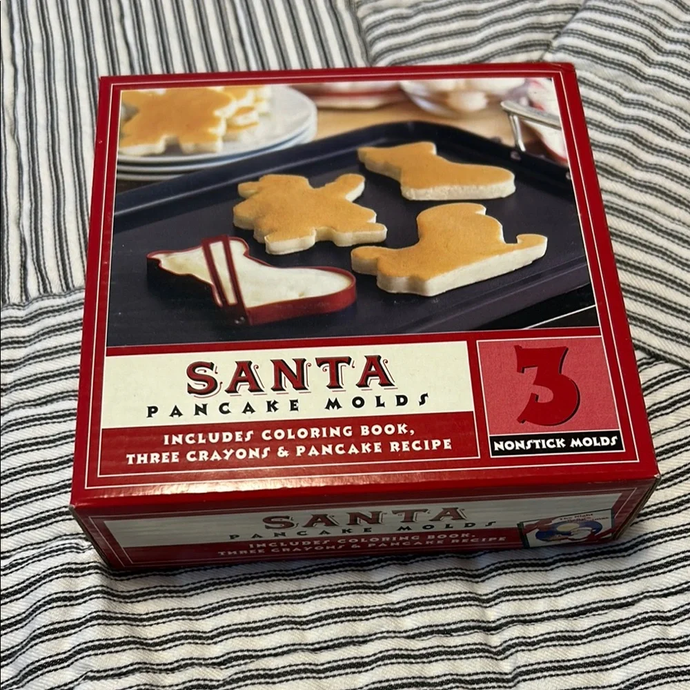Williams Sonoma Santa Pancake Molds - Red